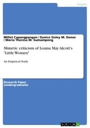 Cover von Mimetic criticism of Louisa May Alcott's 'Little Women'