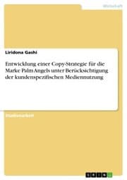 Cover von Entwicklung einer Copy-Strategie für die Marke Palm Angels unter Berücksichtigung der kundenspezifischen Mediennutzung