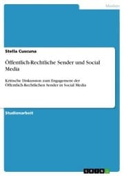 Cover von Öffentlich-Rechtliche Sender und Social Media
