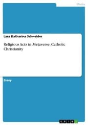 Cover von Religious Acts in Metaverse. Catholic Christianity