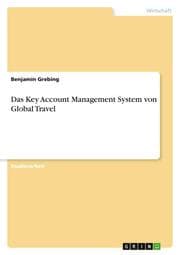 Cover von Das Key Account Management System von Global Travel