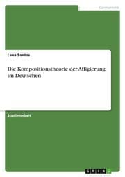 Cover von Die Kompositionstheorie der Affigierung im Deutschen
