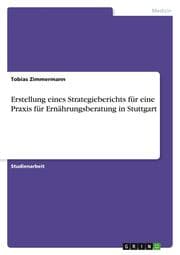 Cover von Erstellung eines Strategieberichts für eine Praxis für Ernährungsberatung in Stuttgart