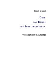 Cover von Über das Ethos von Intellektuellen