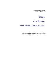 Cover von Über das Ethos von Intellektuellen