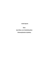Cover von Über das Ethos von Intellektuellen