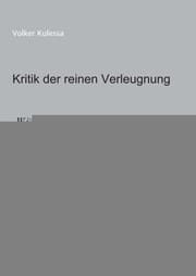 Cover von Kritik der reinen Verleugnung