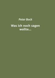 Cover von Was ich noch sagen wollte...