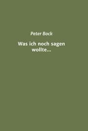 Cover von Was ich noch sagen wollte...