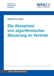 Cover von Die Akzeptanz von algorithmischer Steuerung im Vertrieb