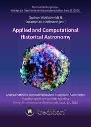 Cover von Applied and Computational Historical Astronomy. Angewandte und computergestützte historische Astronomie.