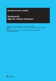 Cover von Denkschrift über Dr. Robert Kempner