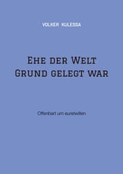 Cover von Ehe der Welt Grund gelegt war