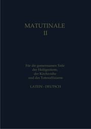 Cover von Matutinale II