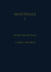 Cover von Matutinale I