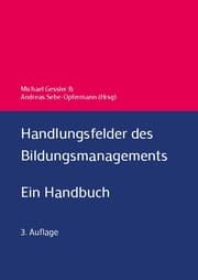 Cover von Handlungsfelder des Bildungsmanagements