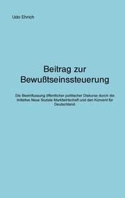 Cover von Beitrag zur Bewußtseinssteuerung