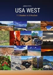 Cover von USA WEST Reiseführer Roadtrip durch den Westen der USA + Nationalparks