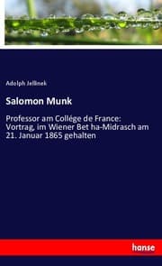 Cover von Salomon Munk