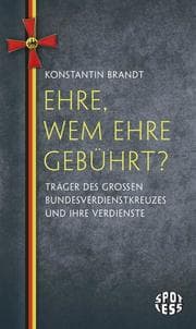 Cover von Ehre, wem Ehre gebührt?