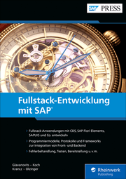 Cover von Fullstack-Entwicklung mit SAP