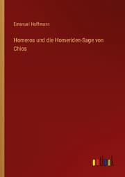 Cover von Homeros und die Homeriden-Sage von Chios