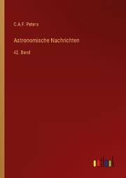 Cover von Astronomische Nachrichten