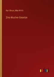 Cover von Zins-Wucher-Gesetze