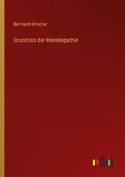 Cover von Grundriss der Homöopathie