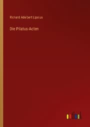 Cover von Die Pilatus-Acten