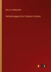 Cover von Verbreitungsart der Cholera in Indien