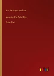 Cover von Vermischte Schriften