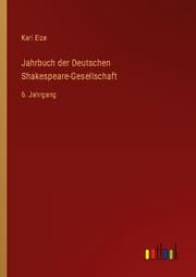 Cover von Jahrbuch der Deutschen Shakespeare-Gesellschaft
