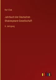 Cover von Jahrbuch der Deutschen Shakespeare-Gesellschaft