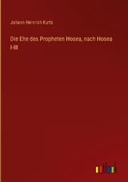 Cover von Die Ehe des Propheten Hosea, nach Hosea I-III