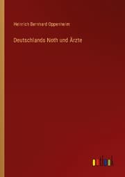 Cover von Deutschlands Noth und Ärzte