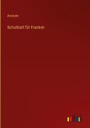 Cover von Schulblatt für Franken