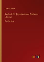 Cover von Jahrbuch für Romanische und Englische Literatur