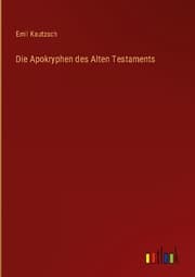Cover von Die Apokryphen des Alten Testaments