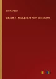 Cover von Biblische Theologie des Alten Testaments