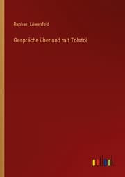 Cover von Gespräche über und mit Tolstoi