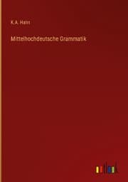 Cover von Mittelhochdeutsche Grammatik