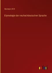 Cover von Etymologie der neuhochdeutschen Sprache
