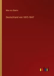 Cover von Deutschland von 1815-1847