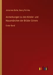 Cover von Anmerkungen zu den Kinder- und Hausmärchen der Brüder Grimm