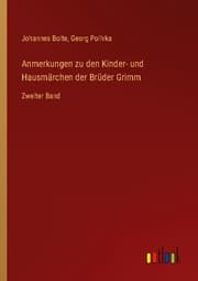 Cover von Anmerkungen zu den Kinder- und Hausmärchen der Brüder Grimm