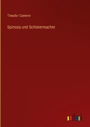 Cover von Spinoza und Schleiermacher