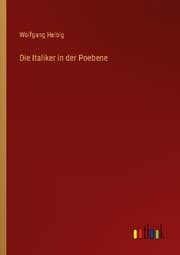 Cover von Die Italiker in der Poebene