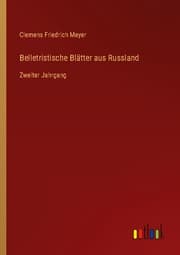 Cover von Belletristische Blätter aus Russland