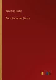 Cover von Vom deutschen Geiste